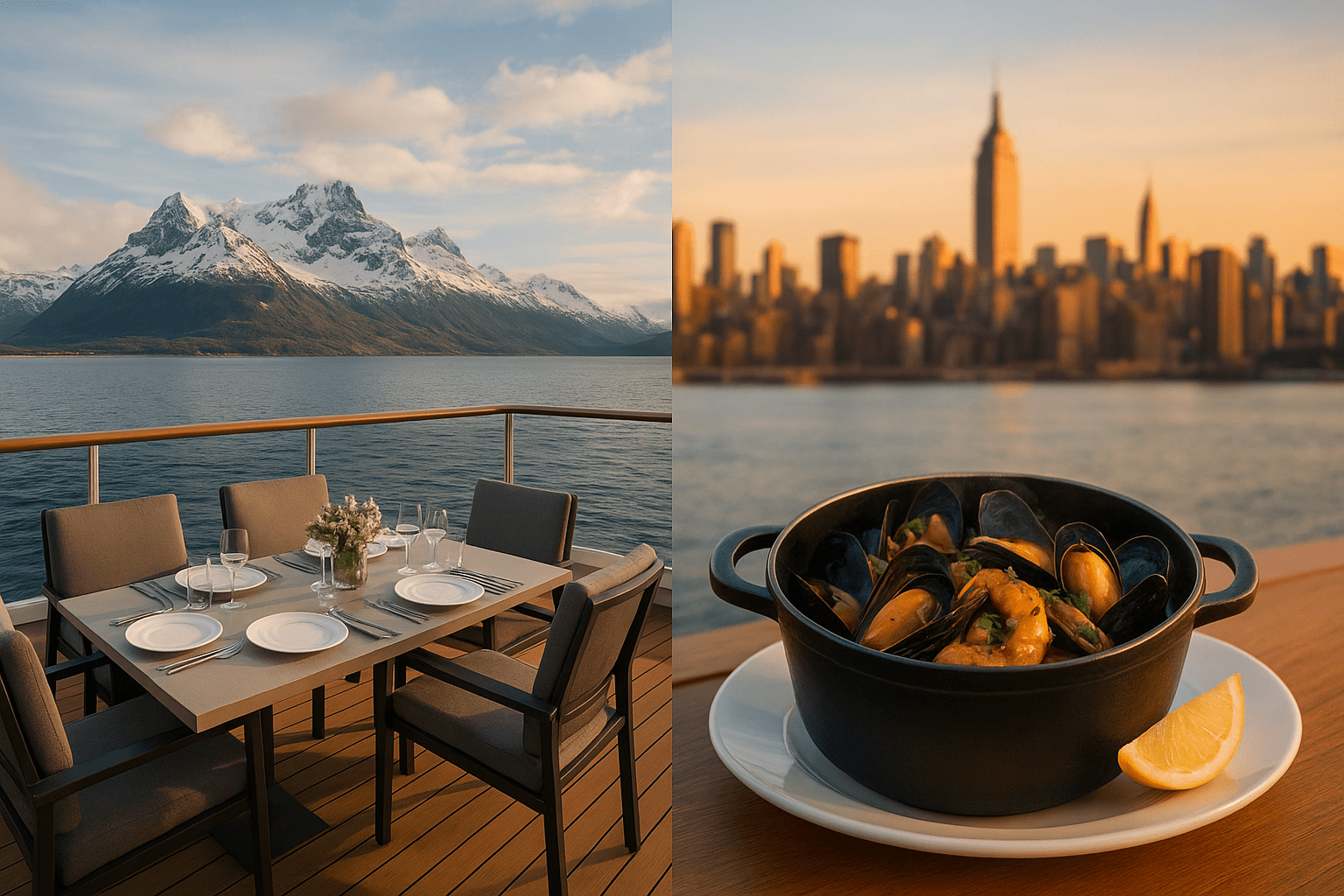 Esperienze di lusso all’aperto e sapori autentici: dalla maestosità delle crociere Silversea al carattere vivace di Flex Mussels a New York
